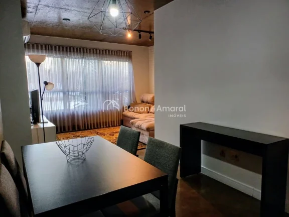Imagem Apartamento mobiliado à venda no MaxHaus Cambuí I I, localizado na Rua Liraucio Gomes, 230, em uma...