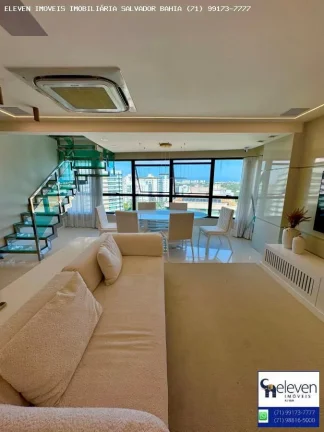 Imagem COBERTURA - ALPHAVILLE 1  226 M E 3 SUITES  SUPER AMPLA, VISTA LIVRE, REFORMADA, COM PISCINA PRIVATIVA, EM ALPHAVILLE 1.