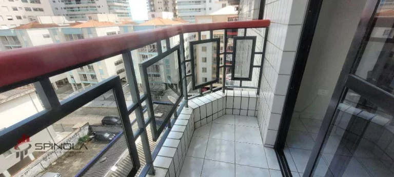 Imagem Apartamento com 1 dormitório à venda, 44 m² por R$ 319.000,00 - Aviação - Praia Grande/SP