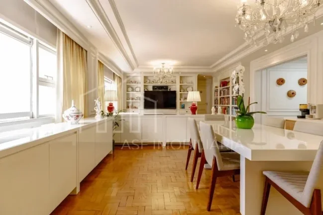 Imagem Apartamento Jardim Paulista - 174M², 3 Dorms, 1 Suíte, 2 Vagas Determinadas, Armários, Split.