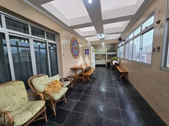 Imagem Cobertura Duplex à venda com 3 dormitórios e Lazer Privativo no bairro da Ponta da Praia em Santos/SP