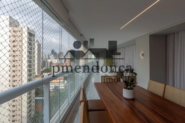 Imagem Belíssimo apartamento em Perdizes com 3 suites e 4 vagas, 172m² mobiliado.