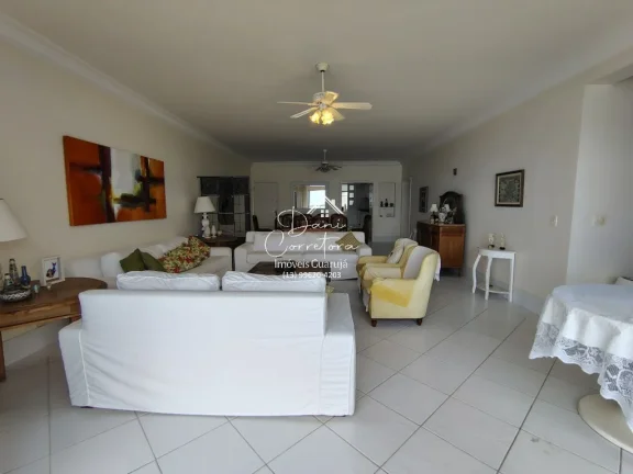 Imagem Apartamento frente mar total Guarujá-SP, Pitangueiras. 3 quartos, 2 suítes, 3 salas, 3 banheiros, 1 vaga, 240m²!
