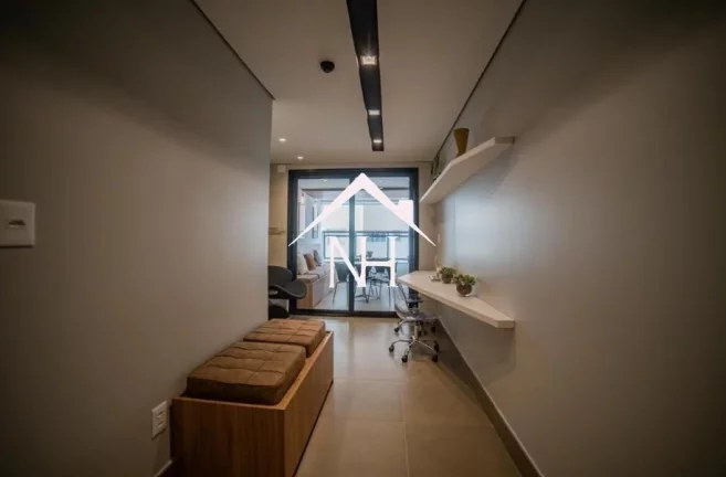 Imagem Studio de 26m mobiliado, lavanderia, coworking, concierge, Academia, Shopping ibirapuera, aeroporto congonhas, metro eucaliptos, parque ibirapuera