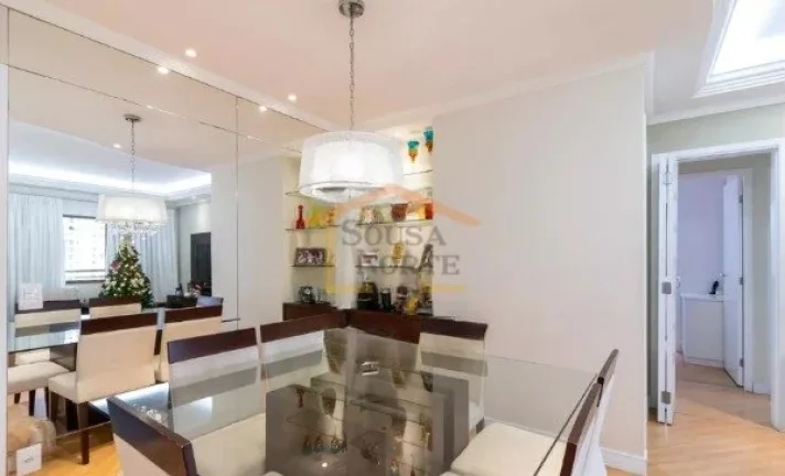 Imagem Apartamento, 3 dormitórios, sendo 1 suite, sala para dois ambientes, varanda, cozinha e area de ser...