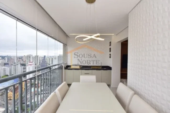 Imagem Apartamento mobiliado, no último andar, 2 dormitórios, sendo 1 suite, 1 deles adaptado para home o...