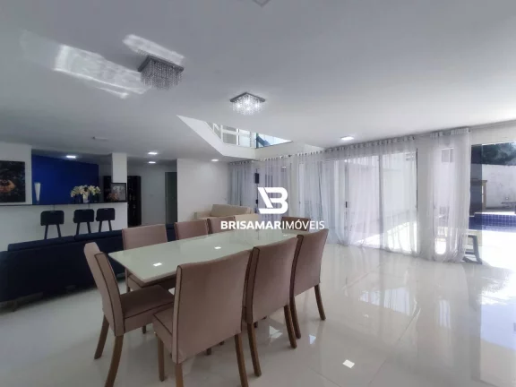 Imagem ENSEADA- CASA SOBRADA À UMA QUADRA DA PRAIA , 06 VAGAS DE GARAGEM, LAZER.