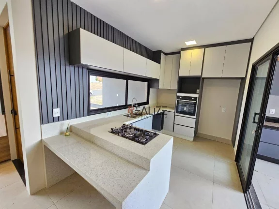 Imagem Casa moderna com moveis planejados à venda, 184 m² por R$ 1.580.000 - Condomínio Park Gran Reserve - Indaiatuba/SP