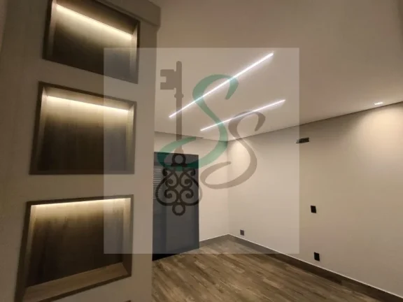 Imagem Venda de sobrado na Chácaras das Nações, Valinhos. Sobrado moderno com quadra de areia com 294,02 m² de construção, em um terreno de 480,88 m², muito