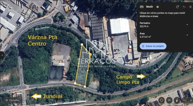 Imagem TERRENO COM 4.270 M² PARA GALPÃO INDUSTRIAL OU COMERCIAL EM VÁRZEA PAULISTA - S.P.