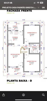 Imagem Casa padrão 50 m² no Villa Arthur, Várzea Grande – MT