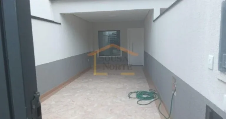 Imagem Sobrado novo, com 125 m² de área construída, distribuídos em 3 dormitórios, sendo 3 suítes, sa...
