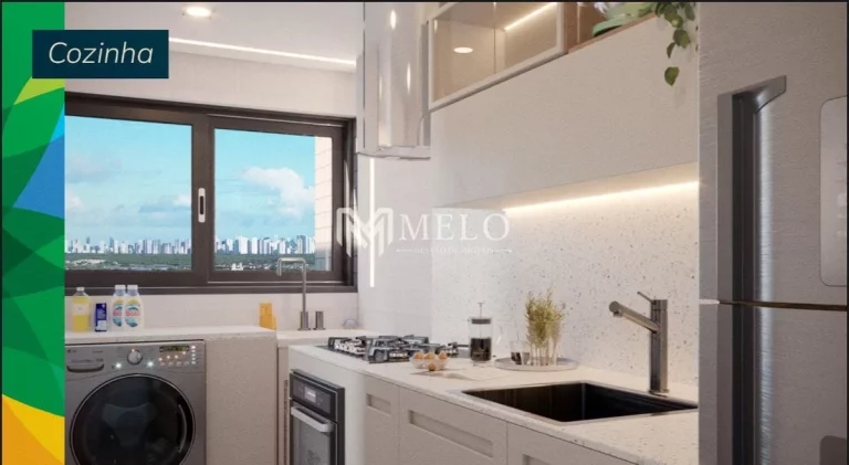 Imagem 3 QUARTOS SENDO 2 SUITES (1 SUITE REVERSÍVEL - 62,23 m2), VARANDA GOURMET , 2 VAGAS