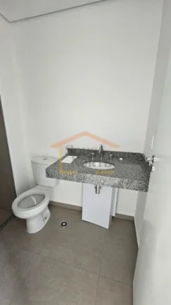 Imagem Apartamento novo de 27 m², entregue no contrapiso, com 1 dormitório, banheiro, cozinha integrada e...