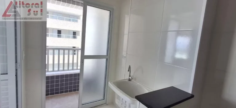 Imagem Apartamento para venda no bairro Caiçara, Praia Grande-SP: 2 quartos, 1 suíte, 1 sala, 2 banheiros, 1 vaga, 77m². Venha conferir!