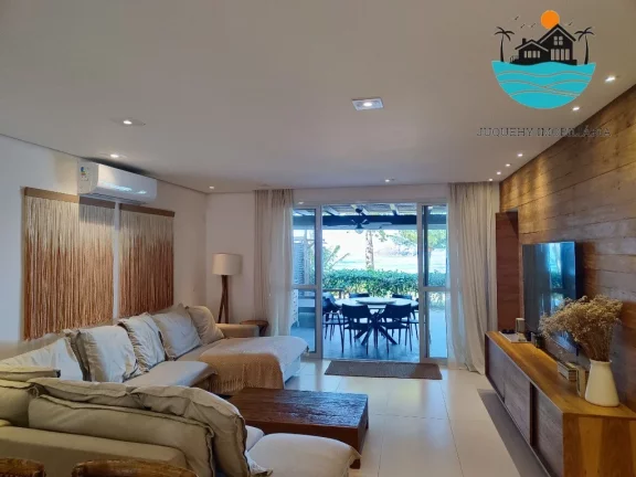 Imagem Casa Pé na Areia Juquehy, com 5 suítes, lado direito da praia, Sala de TV, 06 banheios, 02 vagas para Auto, max. 10 pessoas | Juquehy Imobiliária