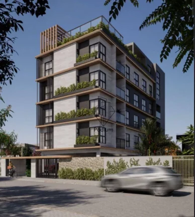Imagem Flat Studio na planta a 200 metros do mar da Praia de Intermares - FL0430
