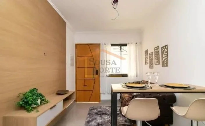 Imagem Apto decorado, 2 dormitórios, sala, cozinha, banheiro, área de serviço, 1 vaga. 37m².
Acabamento...