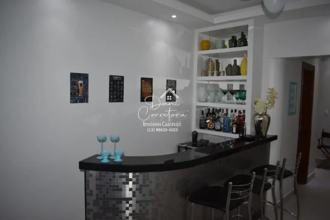 Imagem Imperdível apartamento à venda em Guarujá-SP, Pitangueiras: 3 quartos, 1 suíte, 3 salas, 3 banheiros, 2 vagas de garagem, 160 m²!