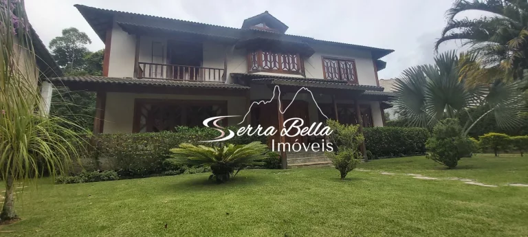 Imagem Casa alto padrão no Vale dos Eucaliptos com 6 dormitórios à venda, 575 m² por R$ 2.990.000 - Quebra Frascos - Teresópolis/RJ