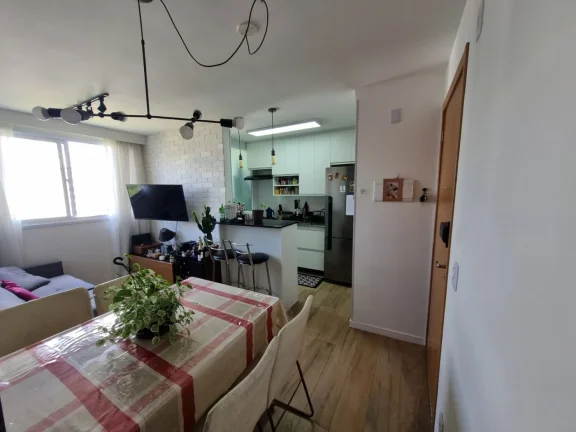 Imagem Apartamento 43M², 2Q, 1 Banheiro, 1 Vaga, Churrasqueira, Salão de Festas, Espaço Gourmet, Brinquedoteca, Playground, Fechadura Eletrônica.