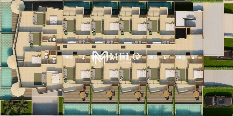 Imagem Oportunidade em PORTO DE GALINHAS: 23,80m²,01qt, 01vaga...