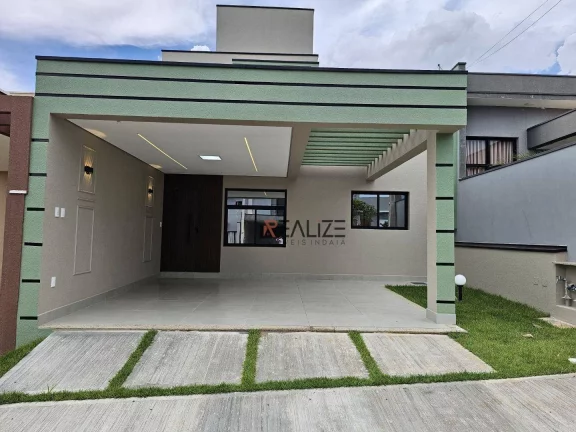 Imagem Casa moderna com 3 dormitórios à venda, 104 m² por R$ 860.000 - Condomínio Jardins do Império - Indaiatuba/SP