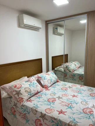 Imagem Apartamento com churrasqueira e quadra poliesportiva em condomínio fechado na Praia do Forte, Mata de São João