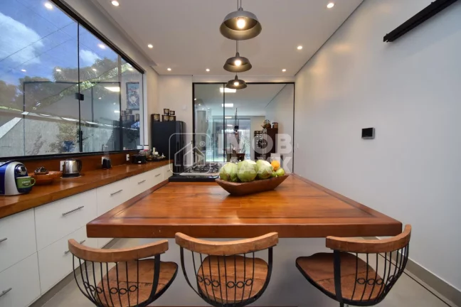 Imagem Venda de casa Condomínio Quintas do Santa Barbara 3 quartos suítes casa moderna nova espaço gourmet com parrilha churrasqueira