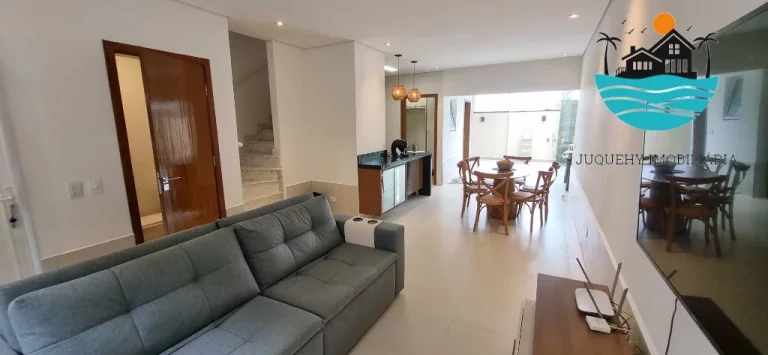 Imagem Casa para Alugar Temporada - em condomínio fechado em Juquehy com 3 suíte, acomodação 8 pessoas, 800m da praia | Juquehy Imobiliária