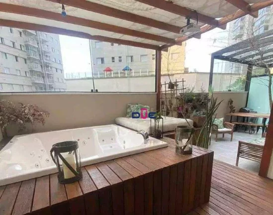 Imagem Apartamento Garden com 2 dormitórios à venda, 98 m² por R$ 960.000 - Marapé - Santos/SP