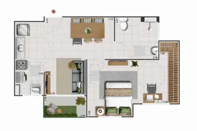 Imagem APARTAMENTO RESIDENCIAL em Rio de Janeiro - RJ, Itanhangá