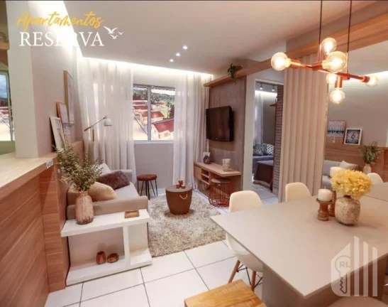 Imagem ÚLTIMA UNIDADE: Apartamento com 2 dormitórios à venda por R$ 189.567,90 - Condomínio CIDADE RESERVA DO LESTE/QUERO-QUERO - Morros - Teresina/PI