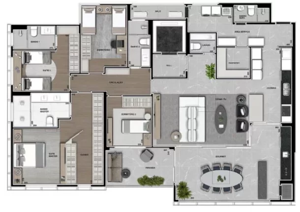 Imagem Signature Plaenge - Apartamento à venda no bairro Ecoville - Curitiba/PR
