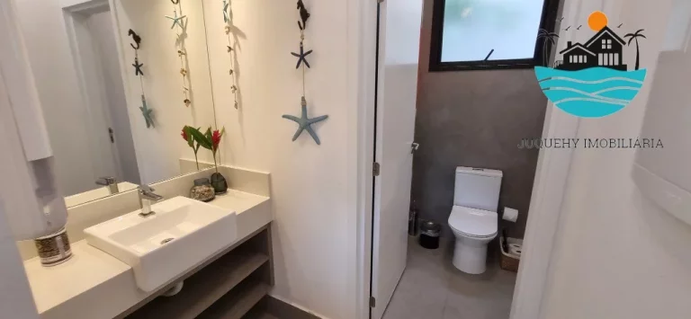 Imagem Venda ou Aluguel de casa em Juquehy - Condomínio com 4 suítes, 200m da praia, piscina privativa, área gourmet - máx. 12 pessoas | Juquehy Imobiliária