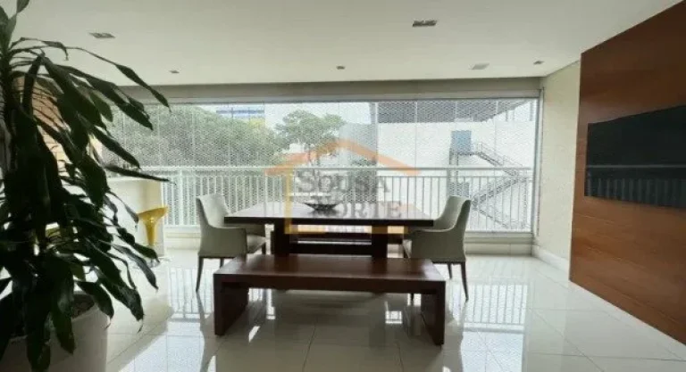 Imagem Apartamento com 133 m², com 3 dormitórios, sendo 3 suítes, 4 banheiros e 2 vagas de garagem. Imó...