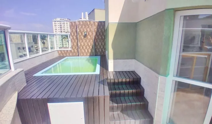 Imagem AQUA PARK (FREGUESIA) COBERTURA DUPLEX 145m2 PISCINA CHURRASQ. 4QTS(1ST)