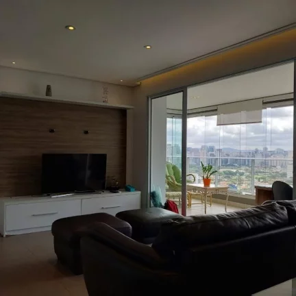 Imagem Apartamento mobiliado de alto padrão no Brooklin com 3 dormitórios