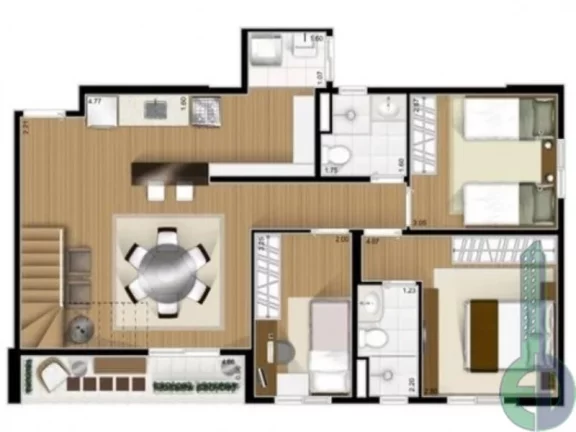Imagem Imperdível oportunidade: Apartamento de luxo com 3 suítes e 242m² no Condomínio Espacio Doble São Caetano, Santa Paula, São Caetano do Sul!