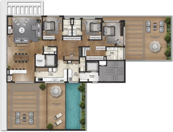 Imagem Alto Moinhos - Apartamento à venda no bairro Moinhos de Vento - Porto Alegre/RS