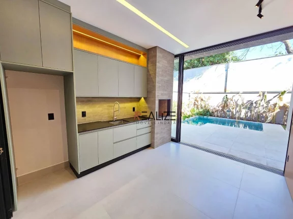 Imagem Casa moderna com 3 suítes à venda, 212 m² por R$ 2.400.000 - Condomínio Alto Padrão - Indaiatuba/SP