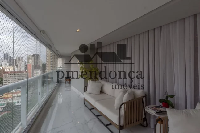 Imagem Belíssimo apartamento em Perdizes com 3 suites e 4 vagas, 172m² mobiliado.
