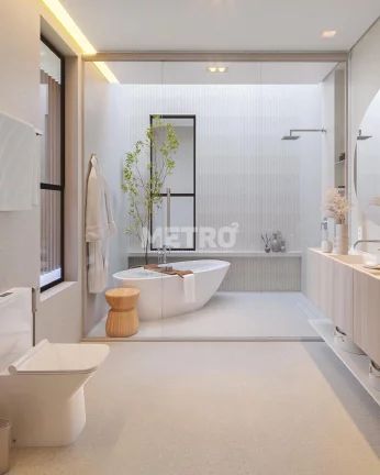 Imagem 3 Suítes, sendo a master ampla com closet e banheira, Piscina com ducha e deck