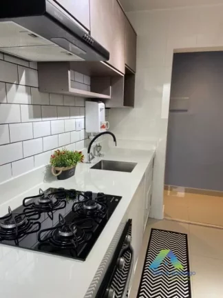 Imagem Lindo apartamento semi mobiliado, designer moderno, 53 metros, 2 dormitórios excelente valor e localização !!!