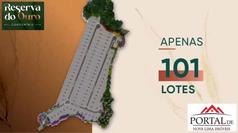 Imagem Apenas 2 lotes disponíveis para Venda - Condomínio Reserva do Ouro um lugar para Morar bem em Nova Lima