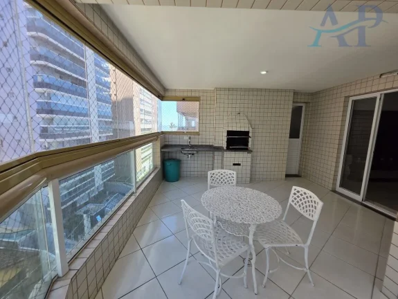 Apartamento na Aviação em Praia Grande com 3 Dormitórios