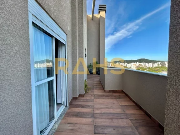 Imagem Cobertura mobiliada com 2 suítes, 3 vagas e completa área gourmet à venda no Santo Antonio. Excel...