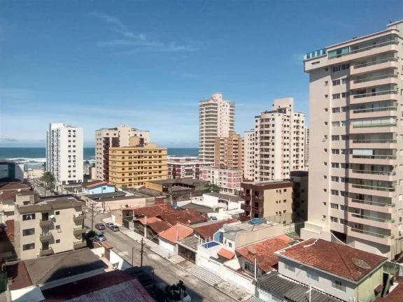 Imagem Apartamento com quartos, suíe, sacada gourmet e vista mar.