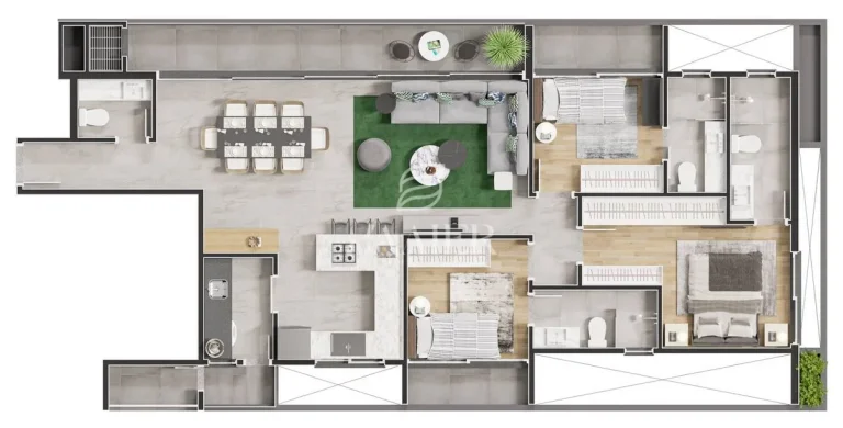 Imagem Apartamento com 3 quartos, América - Joinville | Malibu