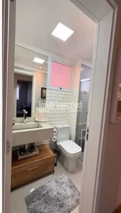 Imagem Apartamento no Solar Mirador totalmente mobiliado, 75m², 2 quartos (1 suíte), sala estendida, sacada com churrasqueira e vaga coberta — pronto para morar!